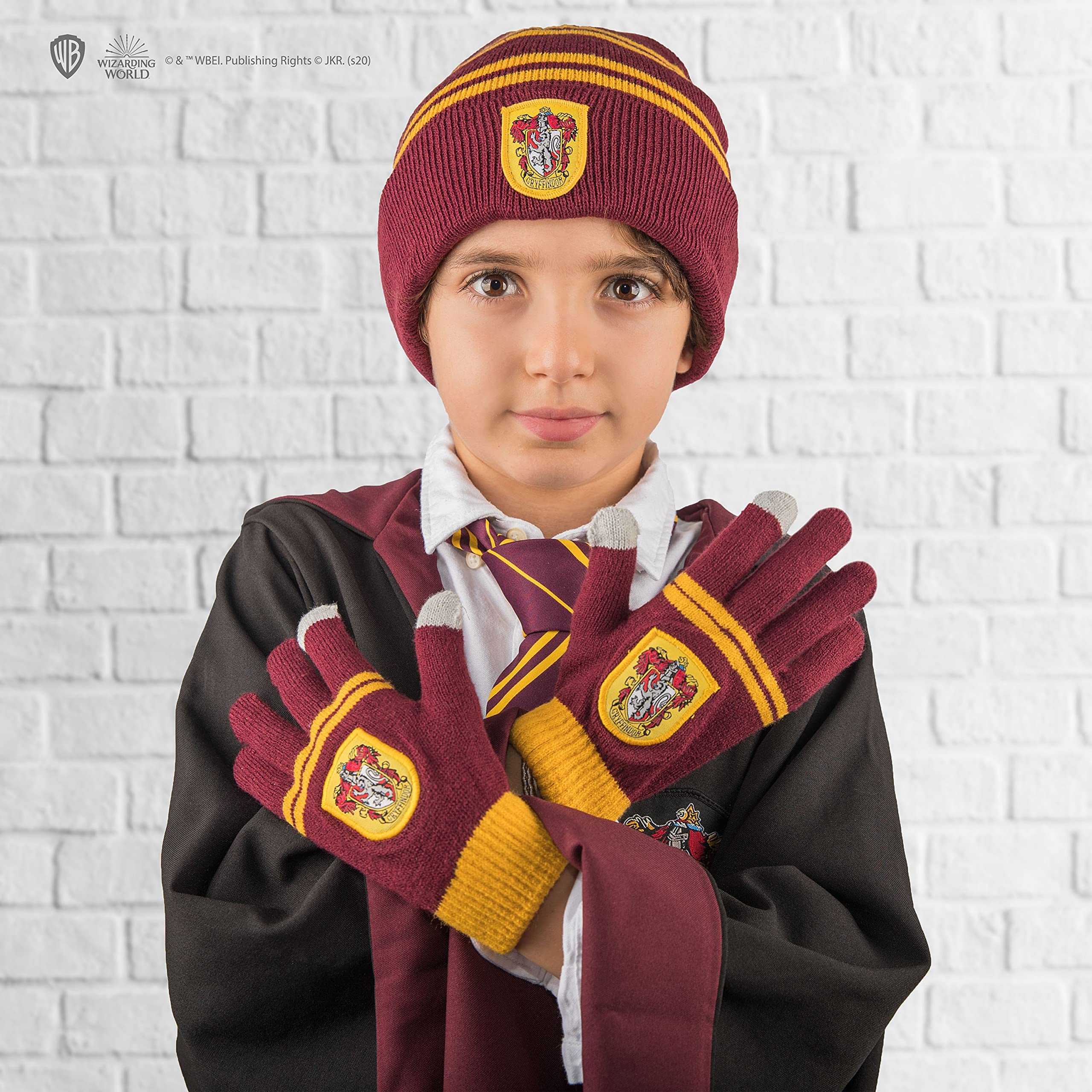 Cinereplicas Harry Potter - Juego de Gorro y Guantes para niños - Licencia Oficial
