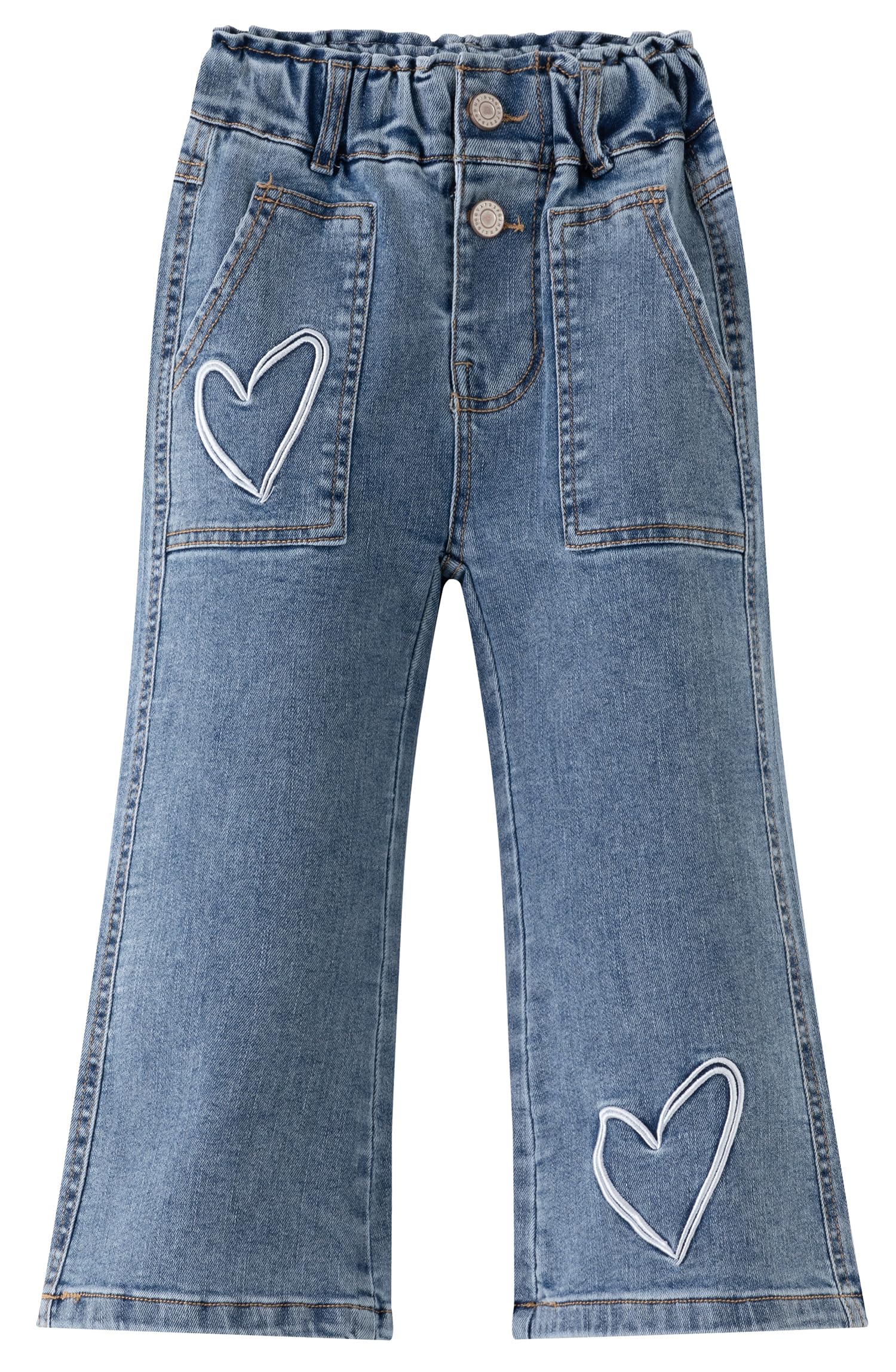 Jeans para niñas con pierna larga Kidscool Space de 2 a 7 años 6