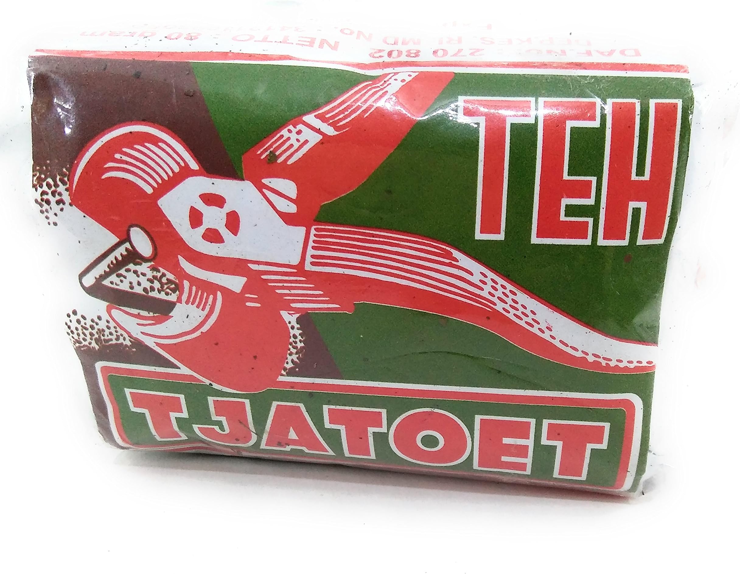 Teh Tjatoet Kwalitet Istimewa Jasmine Tea Green Paper Wrap, 80 Gram