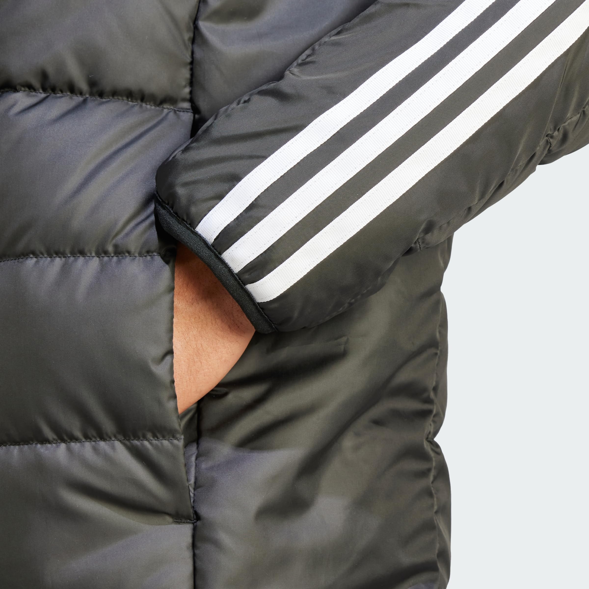 adidas Essentials 3-stripes Light Down Hooded Parka Chaqueta de plumón Hombre