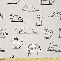 Vista 116 de Lunarable The Yard, tela de mariposa de The Yard, colorido patrón de insectos con alas para primavera, diseño de dibujos animados, tela de Morado