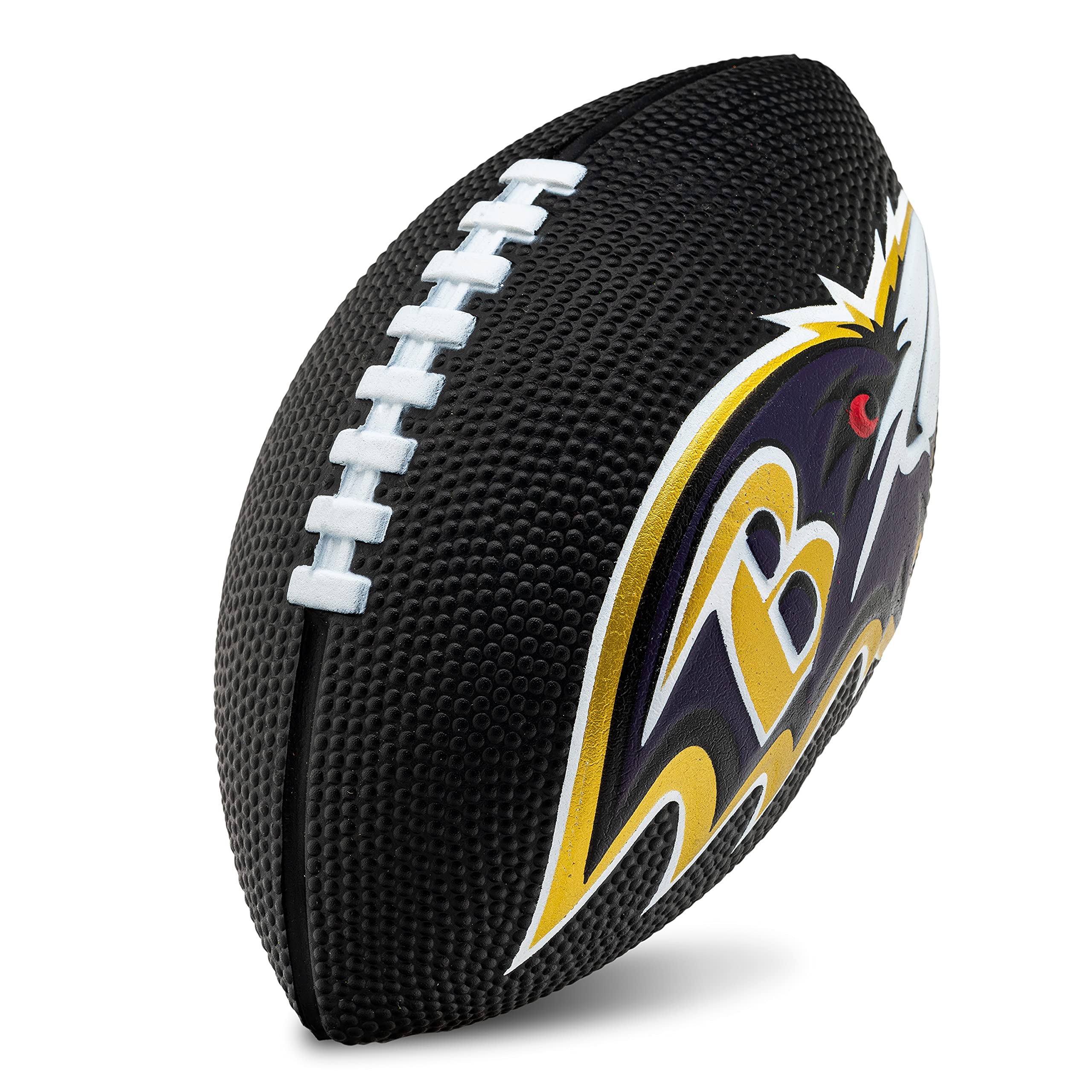 Franklin Sports NFL Football - Kids Foam Football - Soft Junior Size 8.5" Ball with 3D Logos - Perfect for Gameday + Tailgates