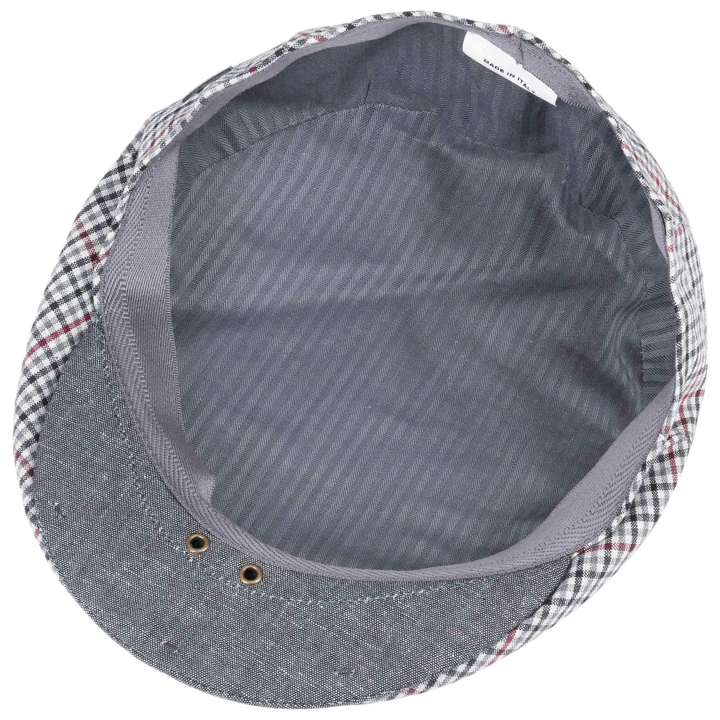 Lipodo Inglese Bic Flat Cap Herren Made in Italy Schiebermütze mit Innenfutter Frühjahr Sommer