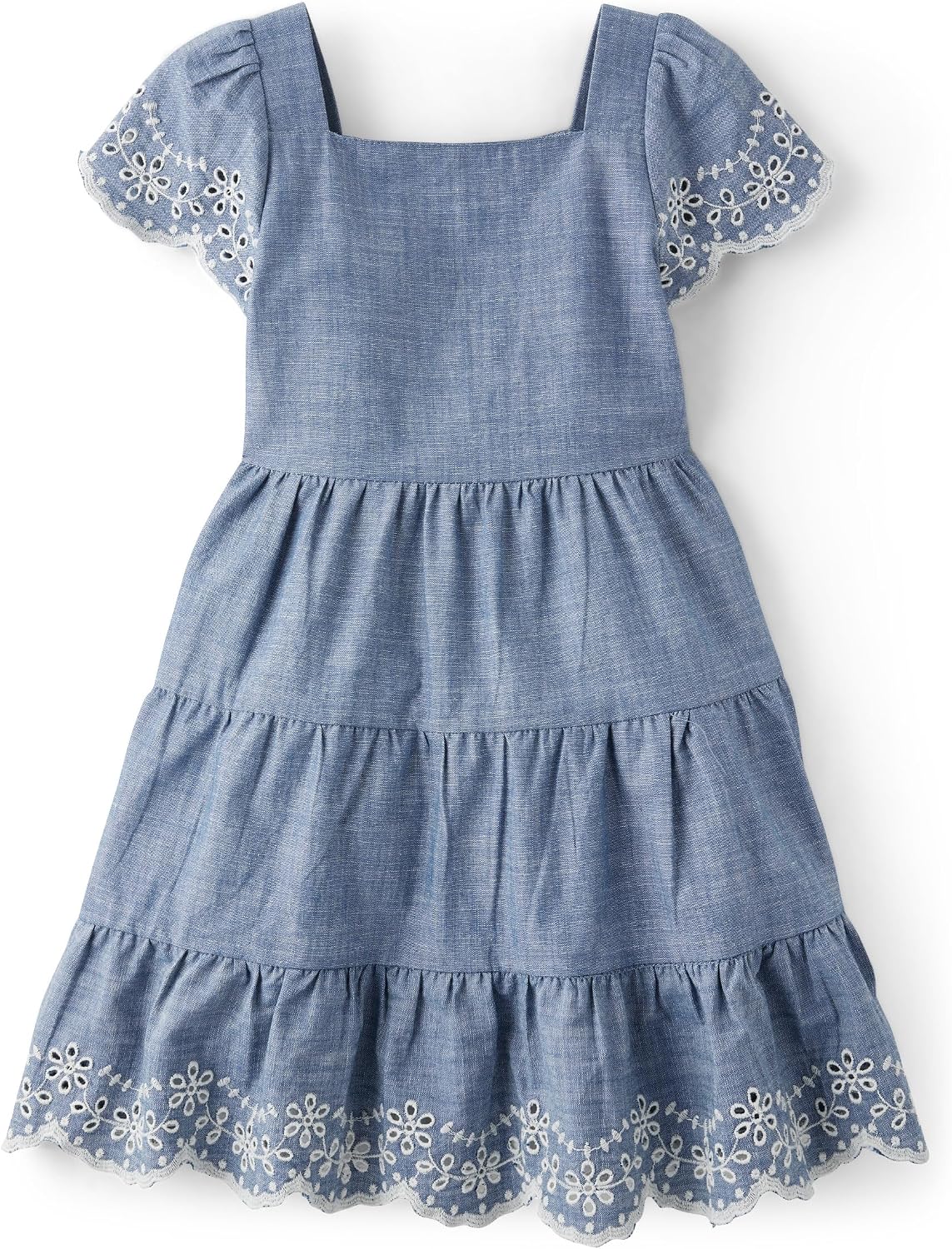 gymboree denim dress GYMBOREE girls denim front closure dress, Size 4 T