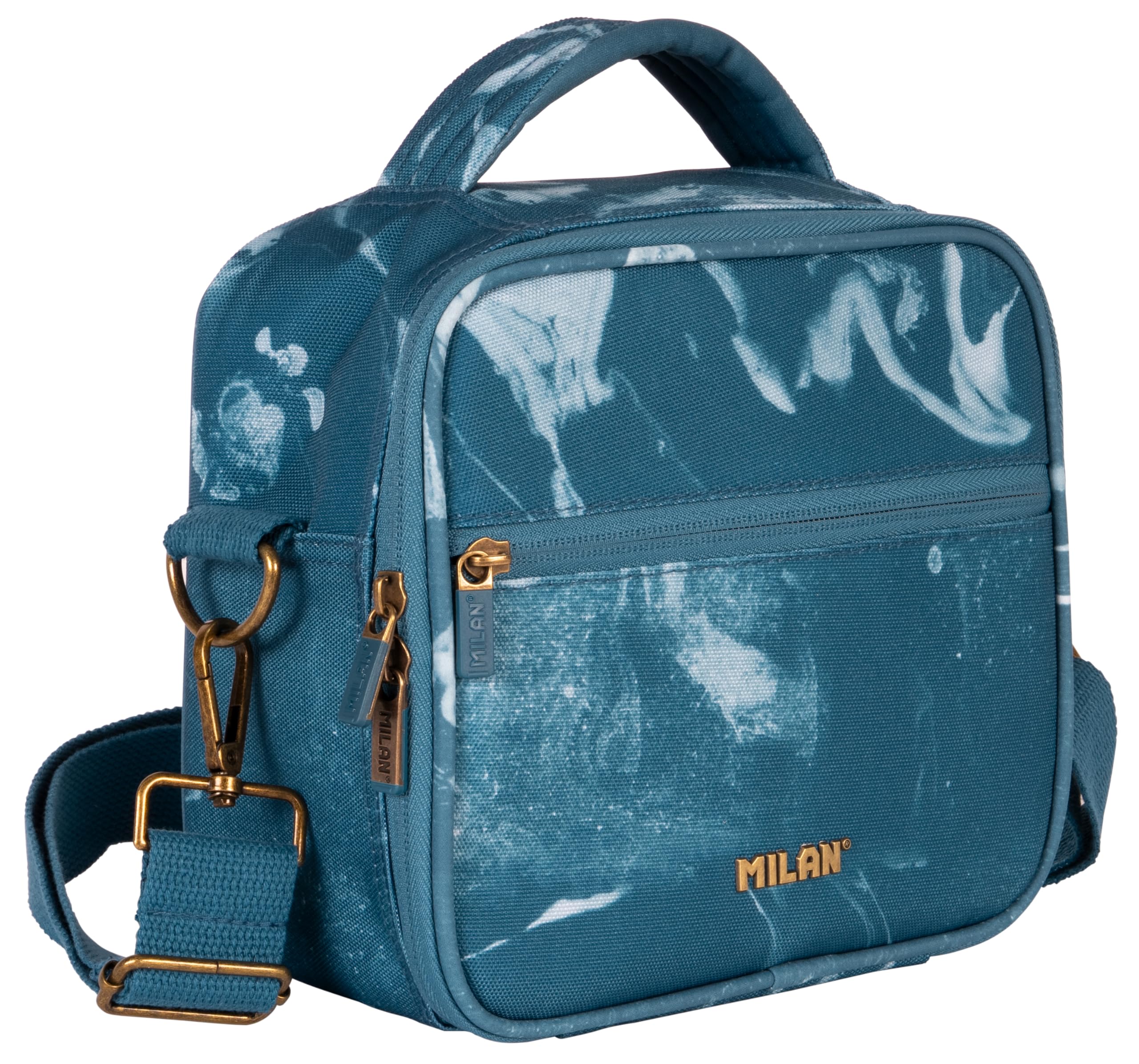 MILAN® 3.5 Litre Insulated Food Bag with 3 Containers, Lava Series, Blue