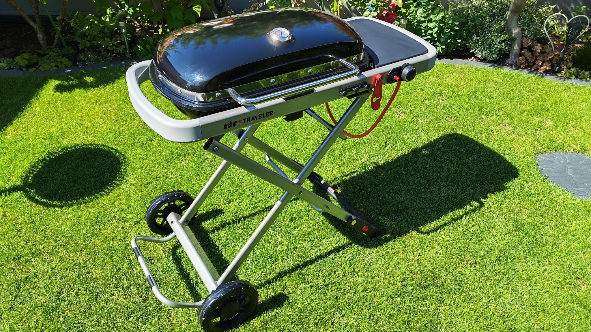 Grillplatte/Plancha Edelstahl V2A 1.4301 Ersatzrost passt für Grill WEBER TRAVELER + TRAVELER STEALTH EDITION/SUPER PREMIUM DELUXE Version/brachiale 5-5,2 mm Materialstärke / 4 kg Gewicht