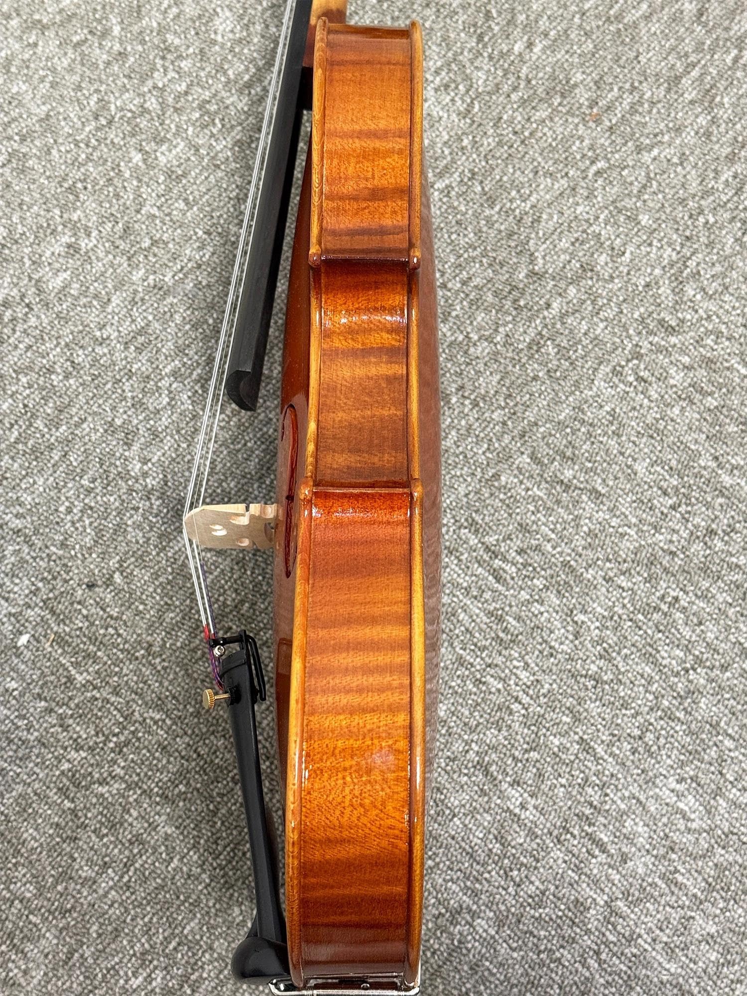 Violín 4/4 Hecho A Mano Con Accesorios De Ébano Violín Profesional | Tapa de abeto | Artesanía terminada a mano