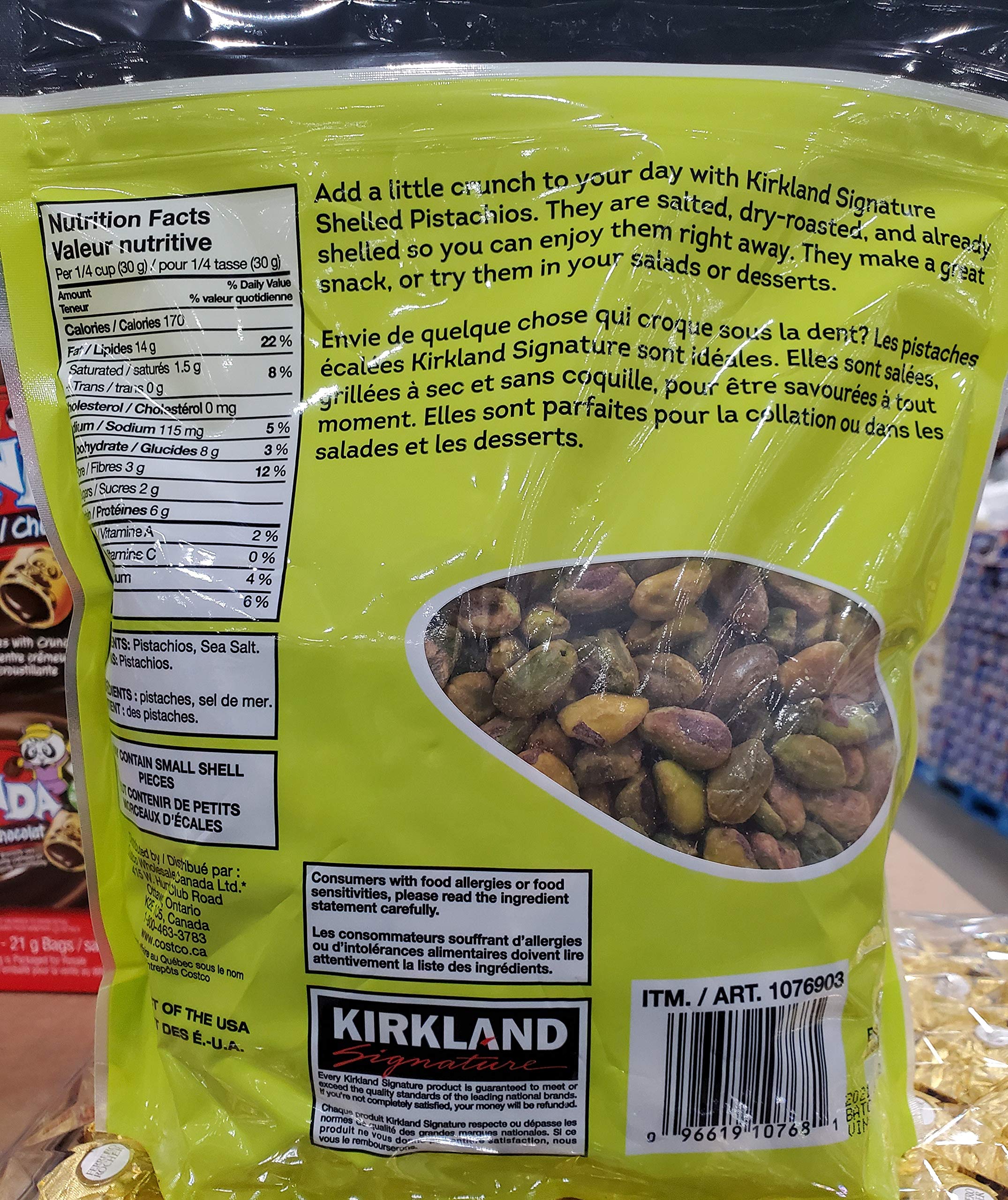 Kirkland Signature IIMZTq Shelled Pistachios Roasted & Salted 24 oz 2 Pack product thumbnail 3