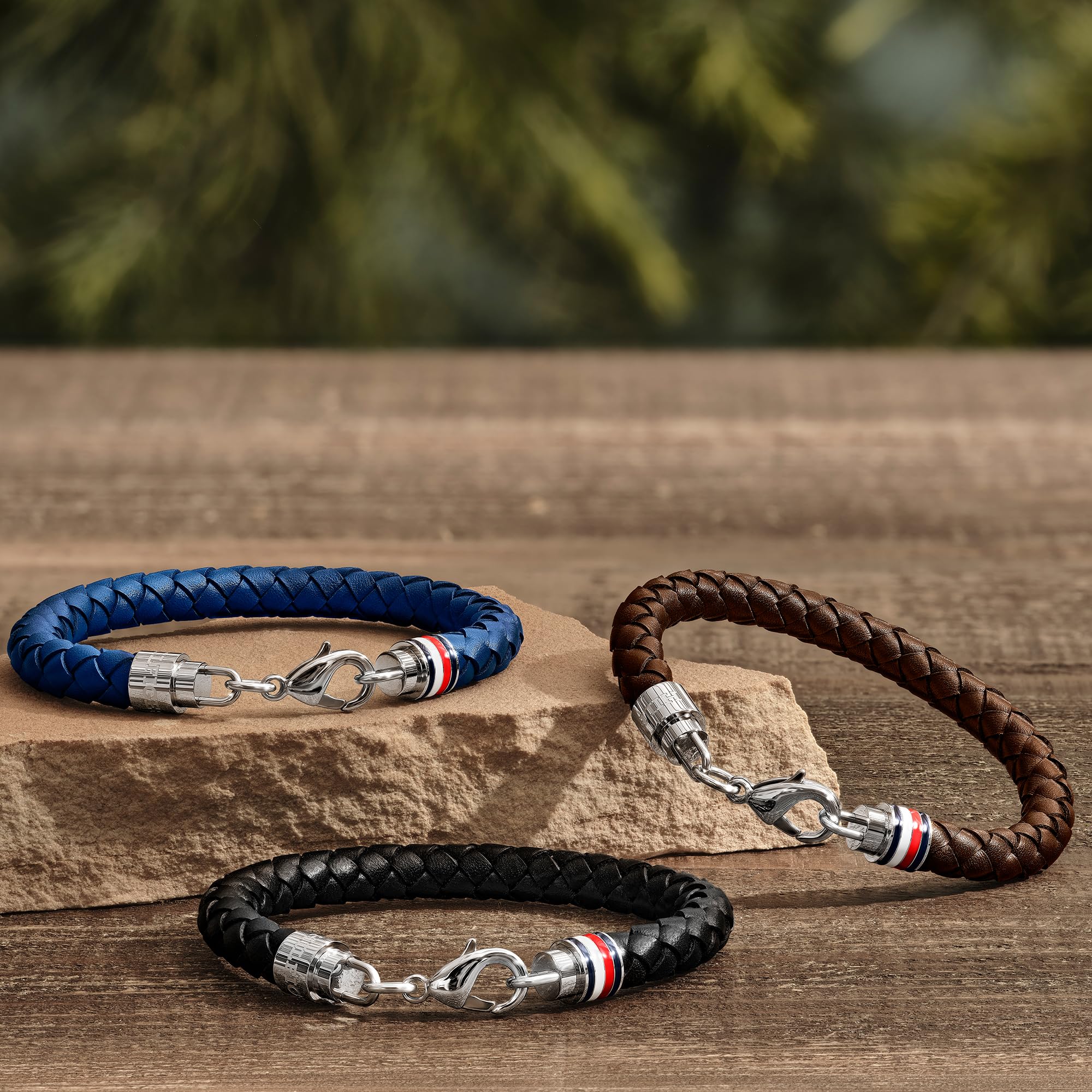 Tommy Hilfiger Jewelry Lederarmband für Herren Schwarz - 2790545