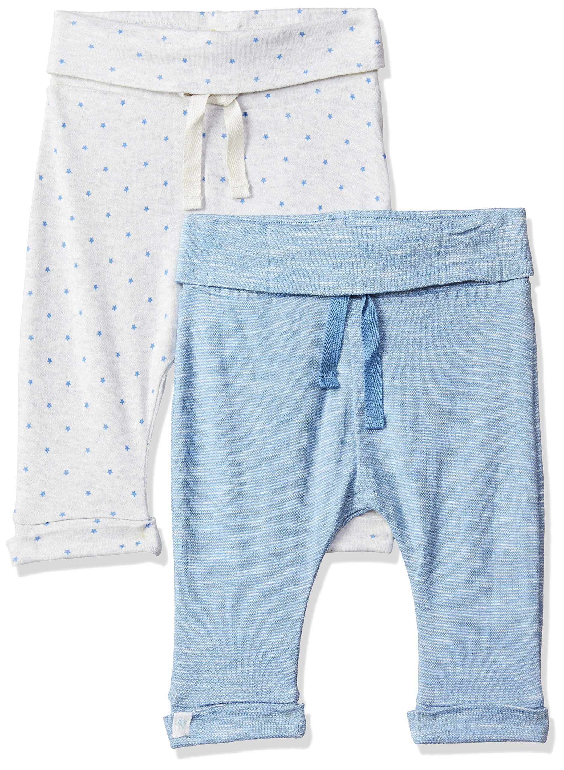 Mothercare Baby Boy's Pyjama Bottom (Pack of 2) (SA431-1_Blue_9-12 M)
