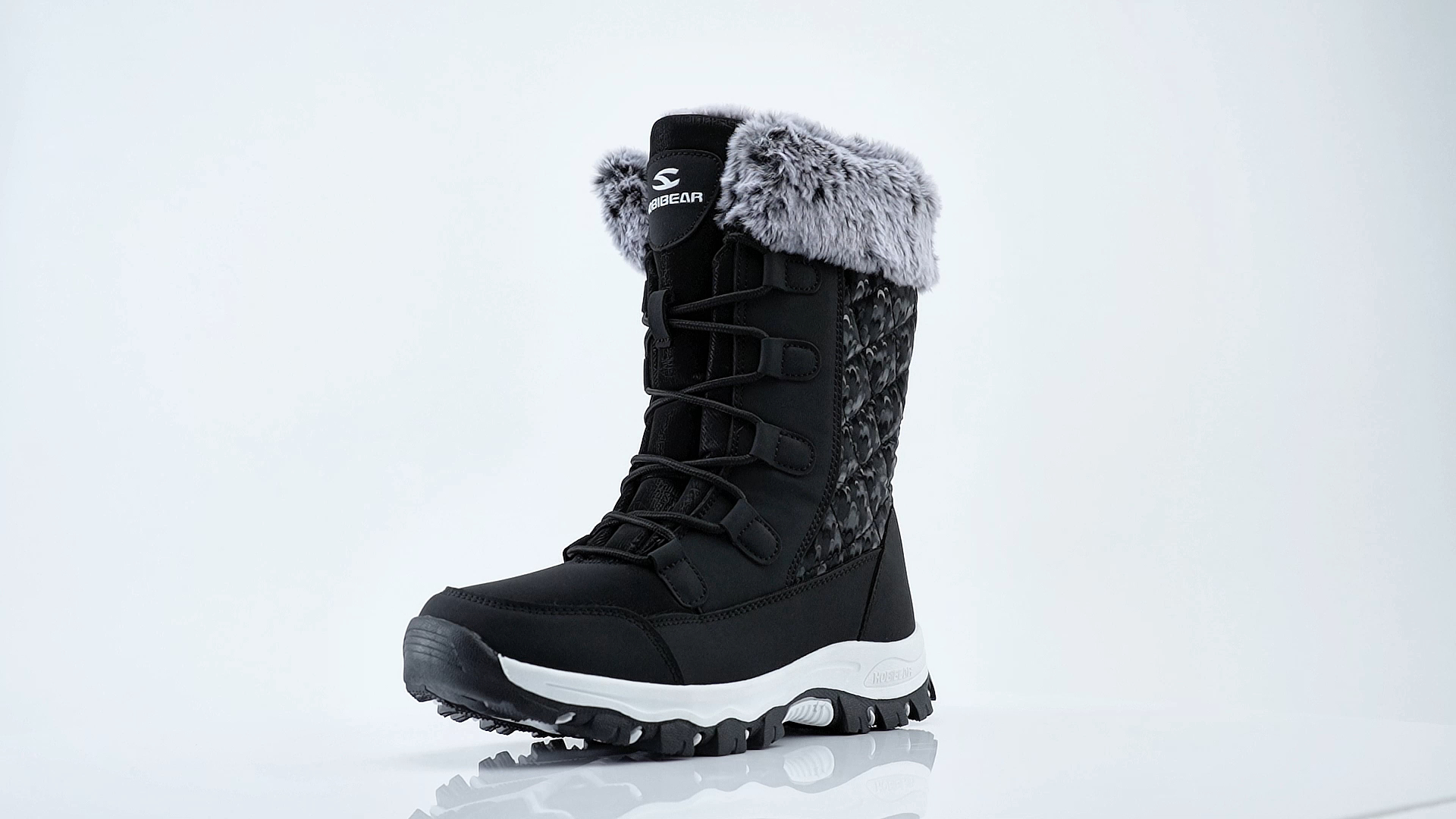 womens black winter dress boots Leather Womens Warm Fur Lined Winter Snow Boots Outdoor Short Ankle Booties Slip On Comfortable Fashion Walking Shoes for Women so your feet wont feel cold in winter at the same time anti Totes Womens Esther Waterproof Insulated