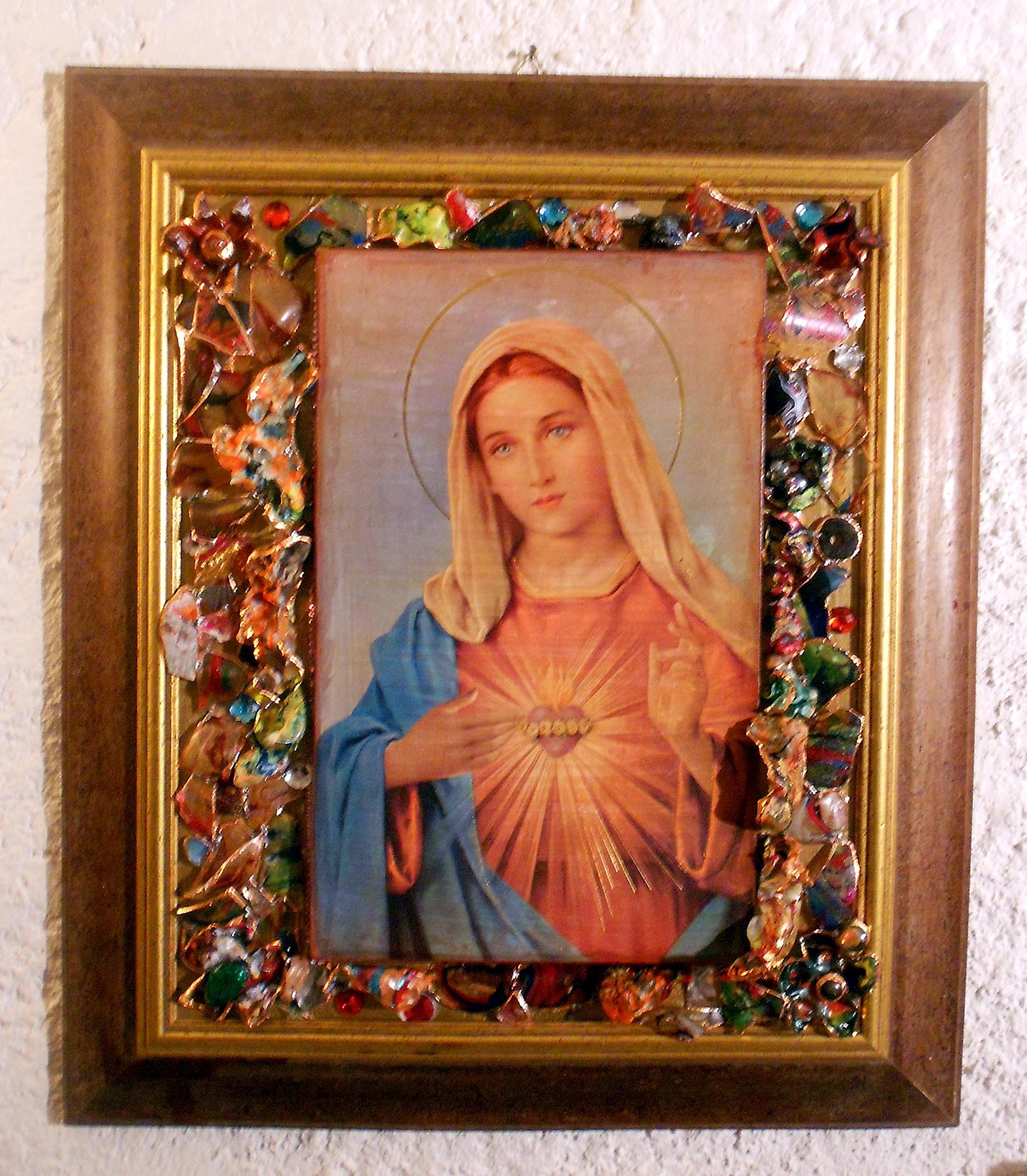 ICONA SU TAVOLA DI LEGNO- icon on wooden table