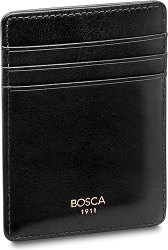 Bosca Cartera con bolsillo frontal para hombre en piel vieja - RFID