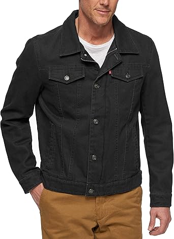 levi canvas trucker jacket