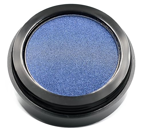 Miniatura 3 de Atlantic Navy Denim Royal Blue Sparkling Pressed Powder Single Vegan Eyeshadow Talco, parabenos y Cruelty Free