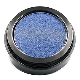 Pure Ziva Atlantic Navy Denim Royal Blue Sparkling Pressed Powder Single Vegan Eyeshadow; Talc, Paraben & Cruelty Free