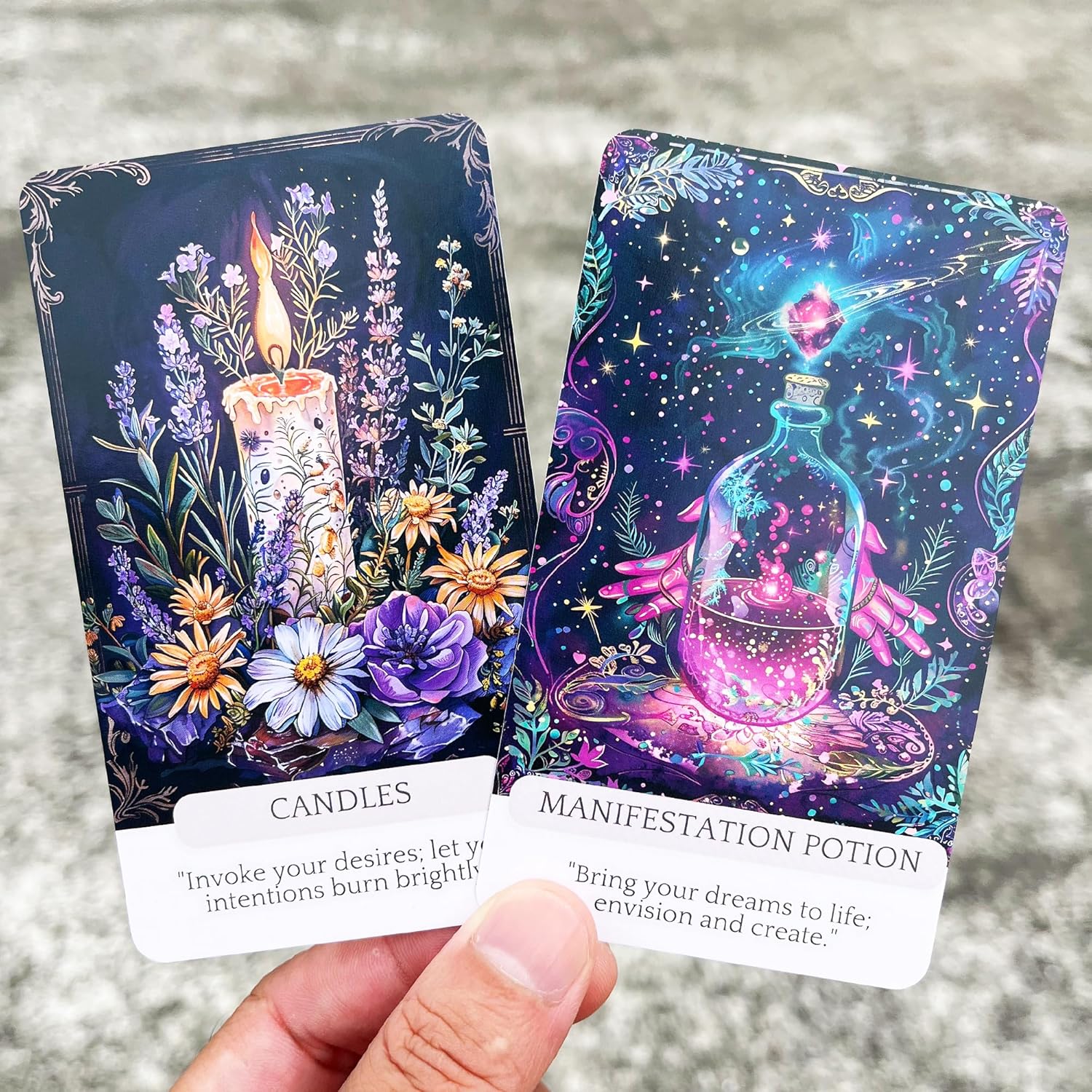 Witch Tools Magic Oracle Card: Fortune Teller Oracle Cards for Beginners, Uncover The Mysterious Wisdom of Witchcraft with The Help of Sacred Tools or Magical Symbols, gain Guidance and Inspiration