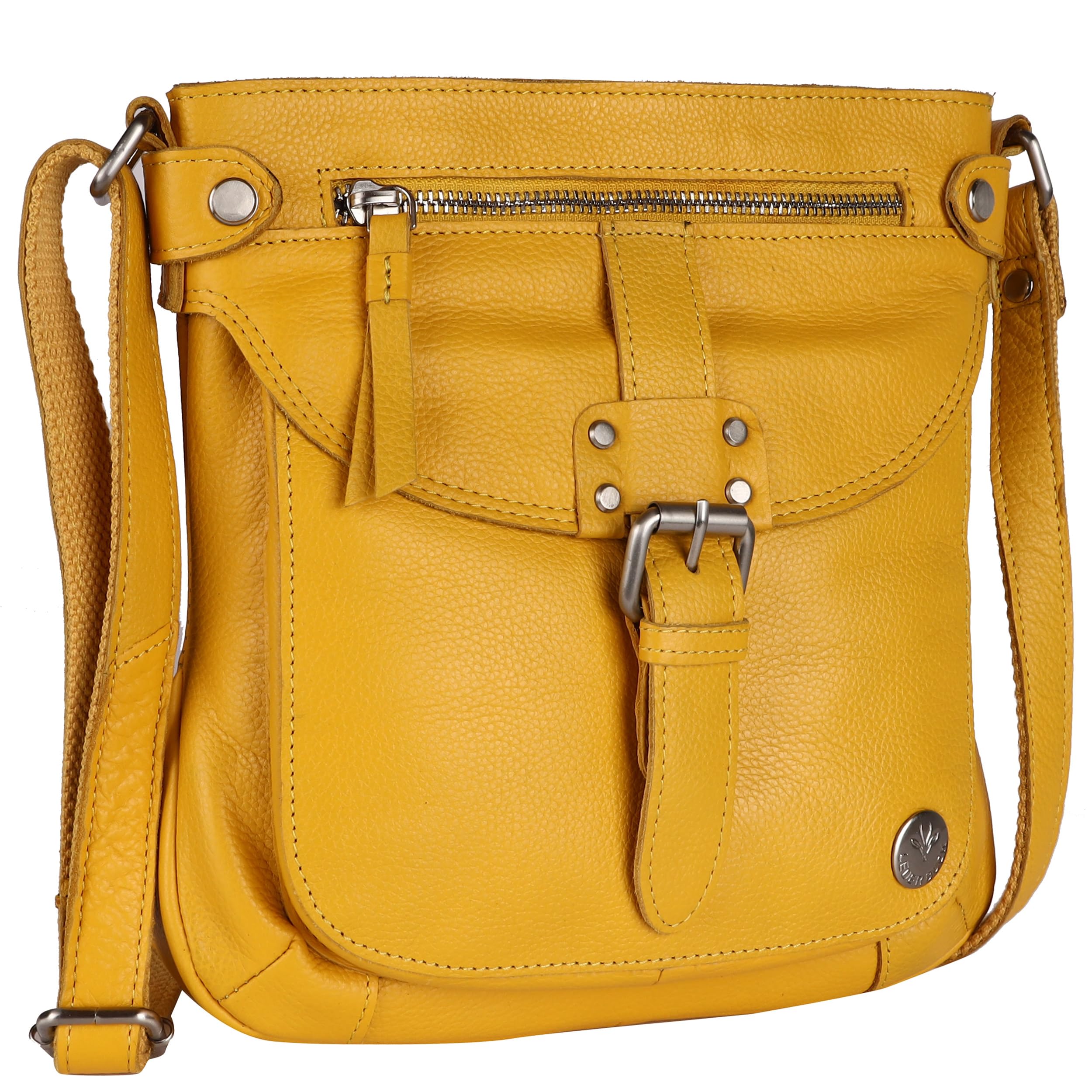 LEDERBUCK Real Leather Crossbody Handbag