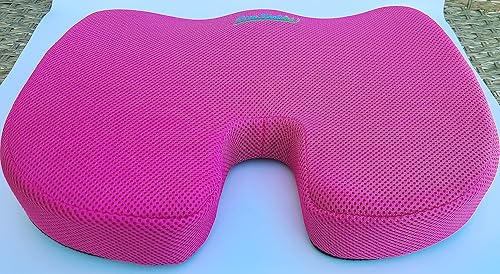 Miniatura 3 de Comfort4U Cojín ortopédico de espuma viscoelástica para asiento de automóvil, silla de oficina, silla de juegos, asiento de barco, cojín de coxis,