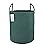 XUANGUO Cotton Rope Laundry Basket Hamper for Clothes Woven Storage Basket for Living Room Bedroom Boho Tall Rope Baskets for Blanket Toys Pillow Towels Baby Nursery Hamper Bin Large dark green