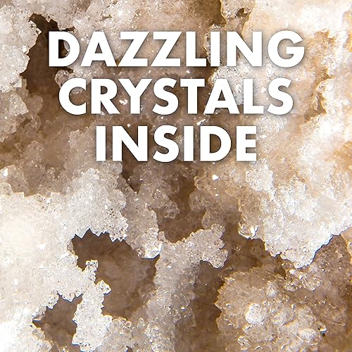 Miniatura 4 de 2 geodes grandes para abrir, estas grandes rocas tienen sorprendentes cristales dentro