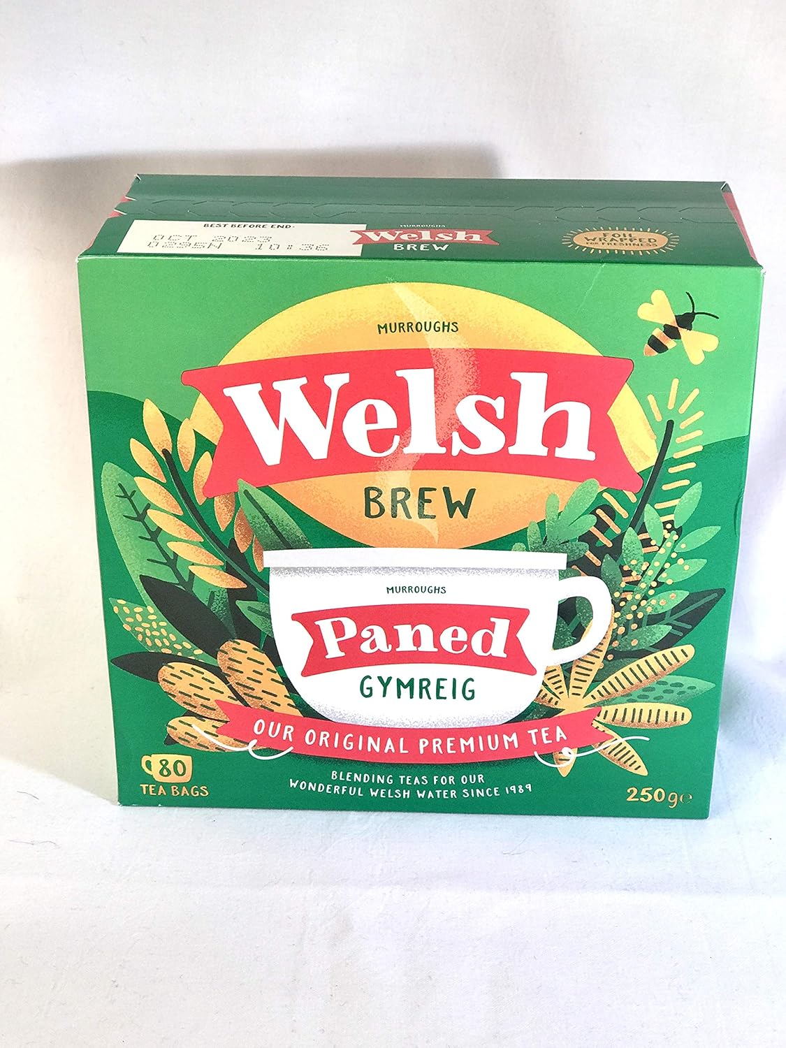 Welsh Brew Tea, Tea Bags, 80-Count Package