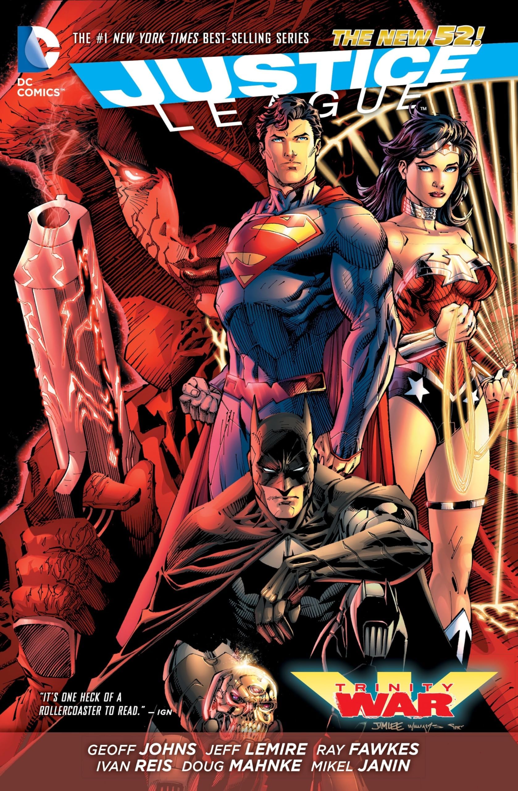 Justice League Trinity War by Geoff Johns - Paperback
