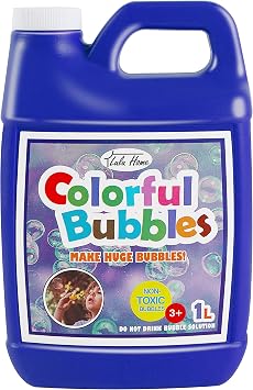 Lulu Home Concentrated Bubble Solution, 1 L/ 33.8 OZ Refill