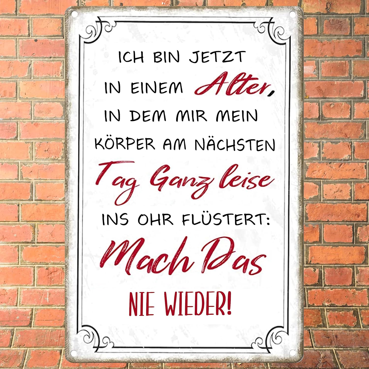 Art Deco Metallschild "Into The Art Room" - Vintage Wanddekoration - Für Atelier & Wohnung - Vorgebohrt 20x30cm