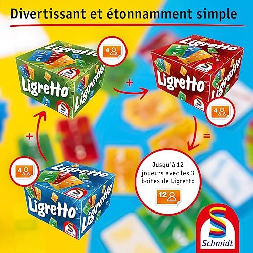 Miniatura 11 de Schmidt Juegos Ligretto Verde - Un juego de mesa 2-4 jugadores - Juego de mesa para la familia 20 minutos de juego - Juegos para la noche de juegos