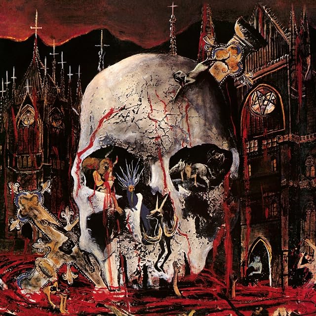 South Of Heaven por Slayer, capa do álbum