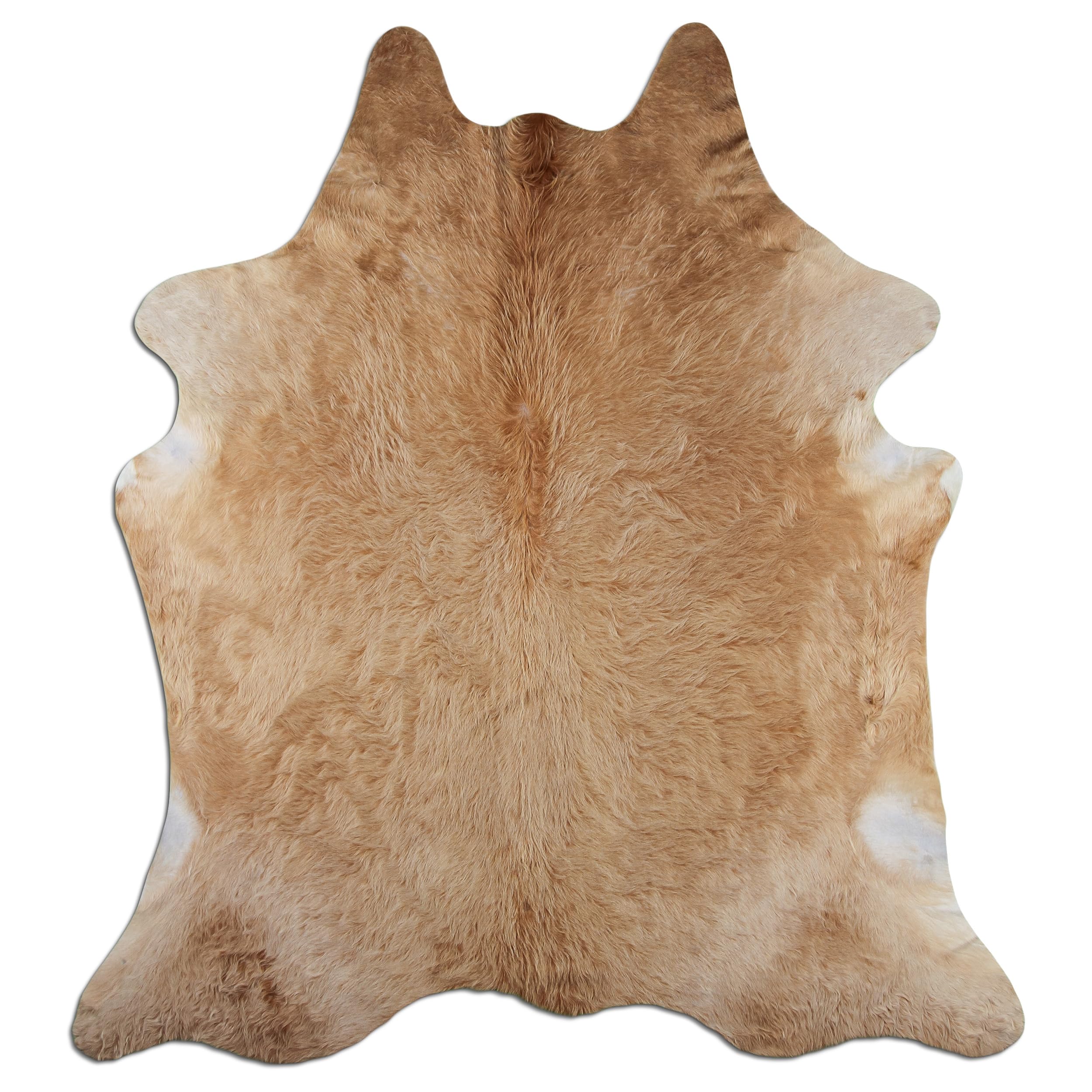 Tapis en Peau de Vache de qualité supérieure - Beige - Produit Naturel Unique en provenance d'Amérique du Sud - Peau de Vache véritable