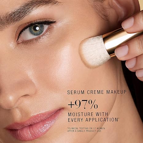 Estee Lauder Re-Nutriv Ultra Radiance Serum Creme Makeup | Luxury Foundation with Hyaluronic Acid | 12-Hour Wear & Hydration, 1 Fl Oz
