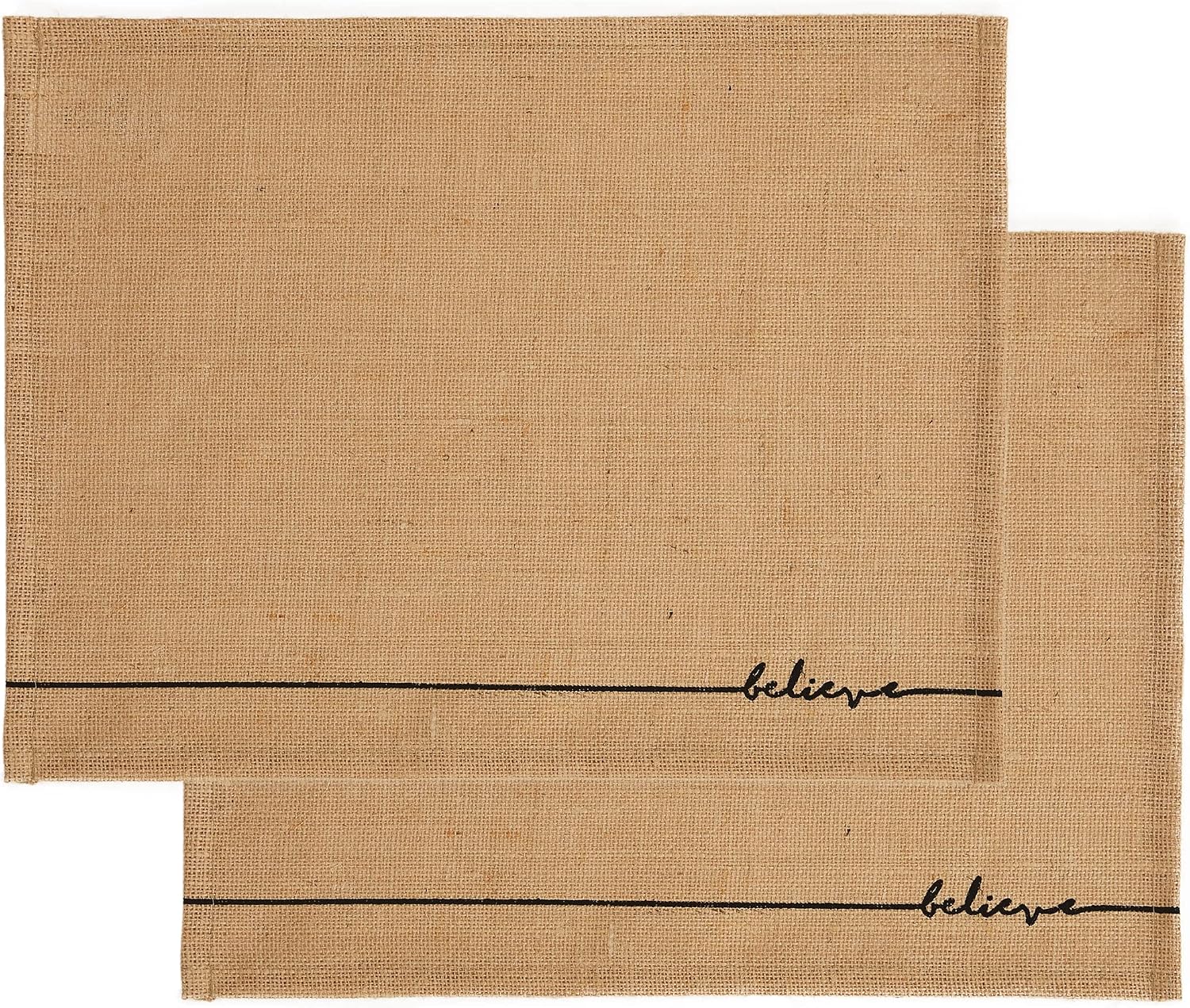 Ocean Home Textile 2'li Believe Jüt Amerikan Servis 45 x 35 cm