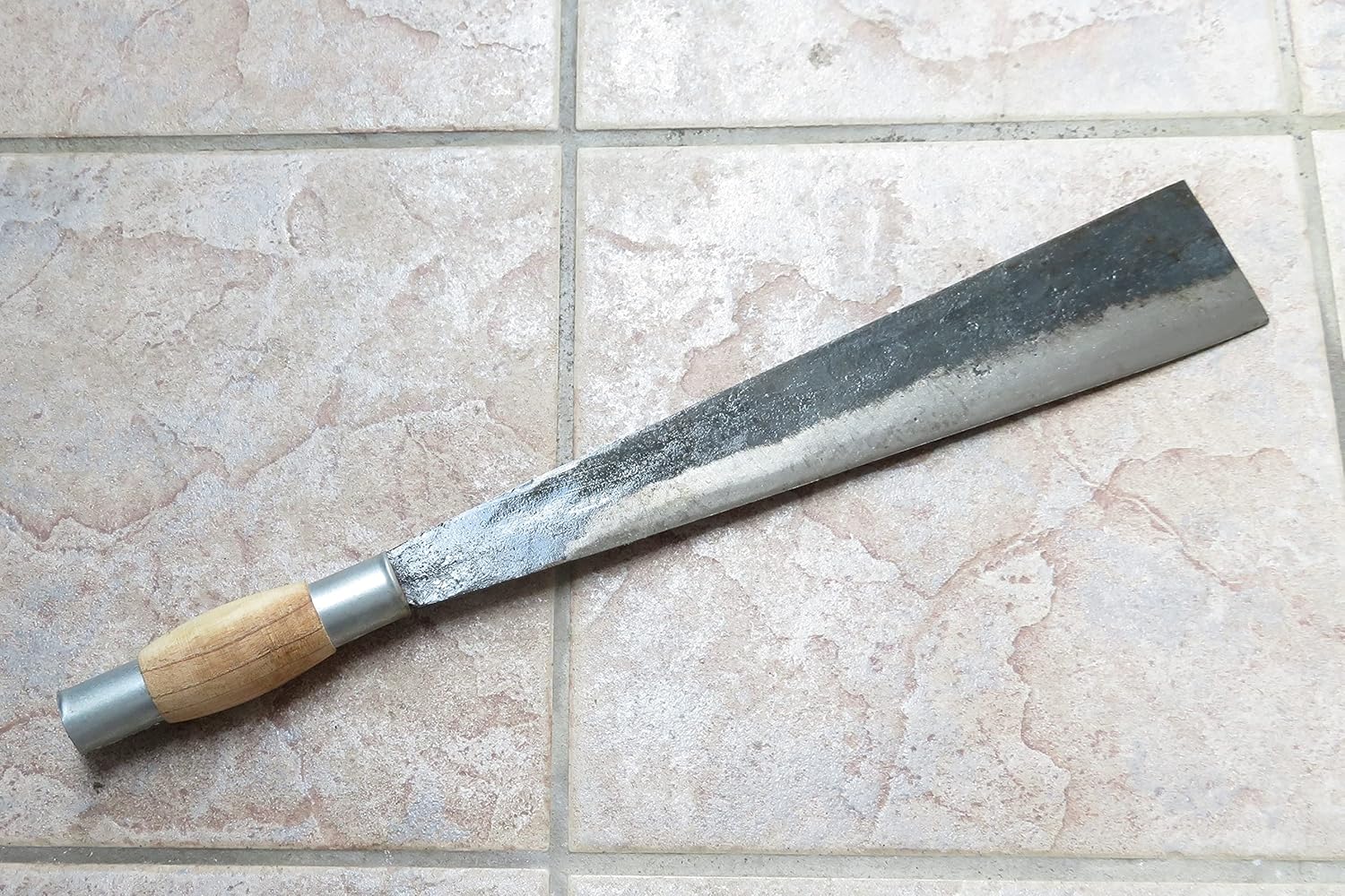 Crude 11 Inch Carbon Steel Outdoor Brush Clearing Machete