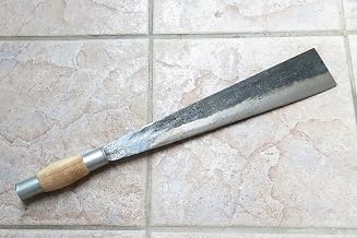 Crude - 11 Inch Carbon Steel Outdoor Brush Clearing Machete Knife, Forged
