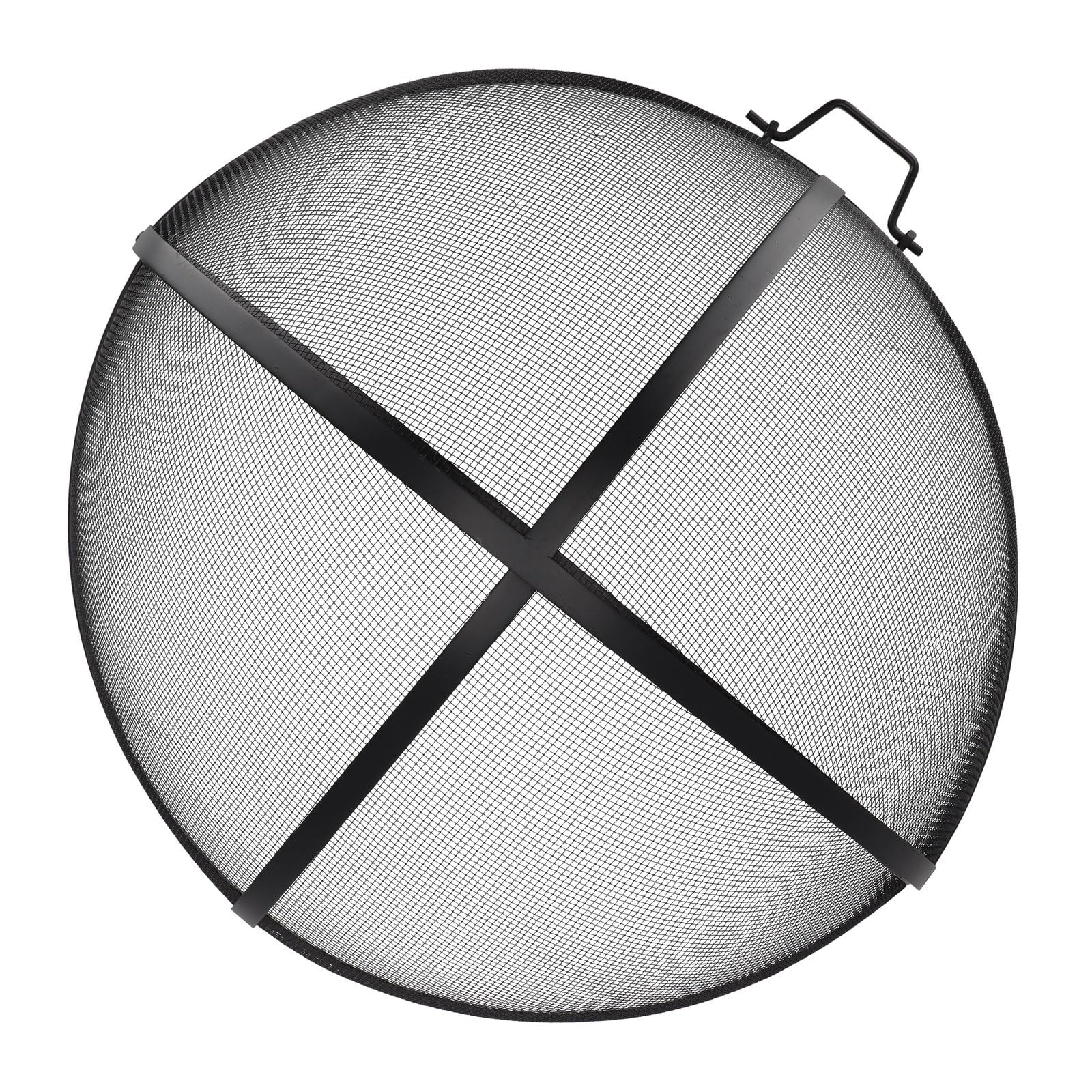 Esschert Design Feuerstellengitter, Funkenschutz, halbkugel, faltbar, ca. 60 cm x 60 cm x 33 cm