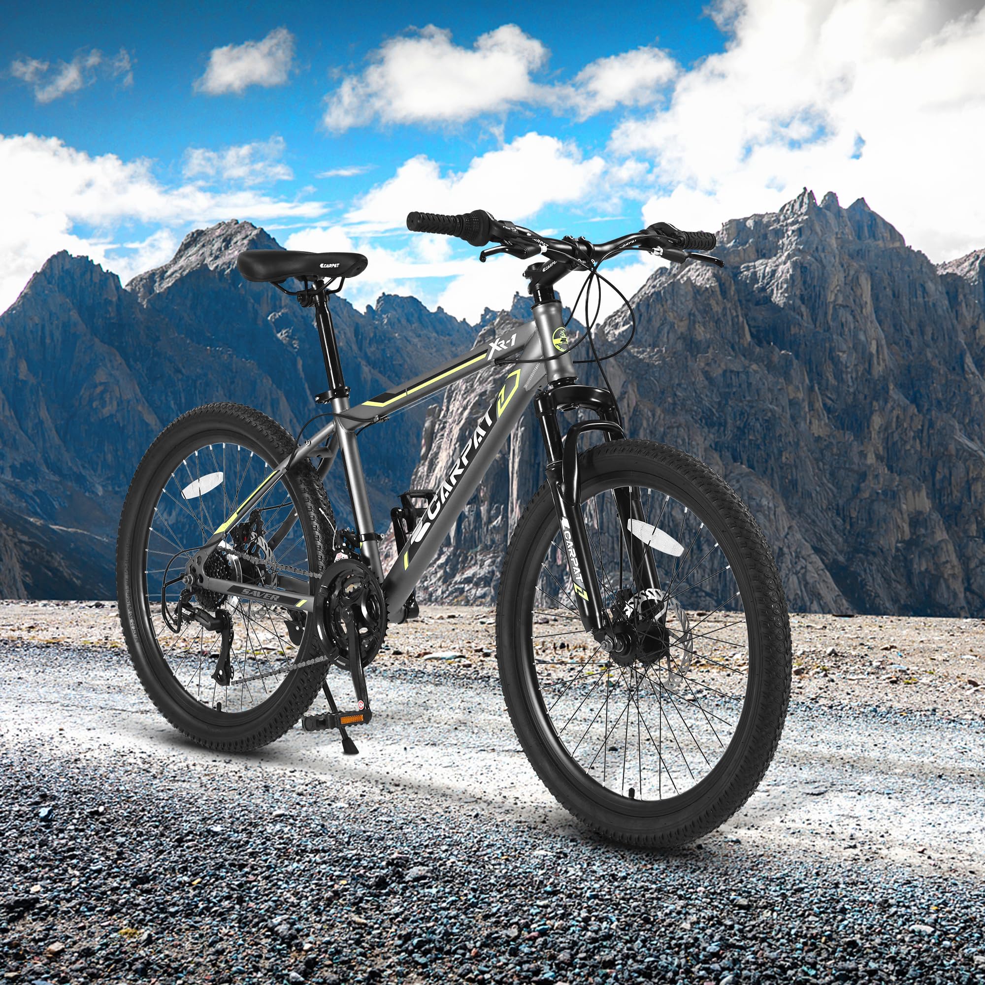 Disc Brakes 24 Inch Bike Aluminum Frame SUNPEED Mountain Bike 29