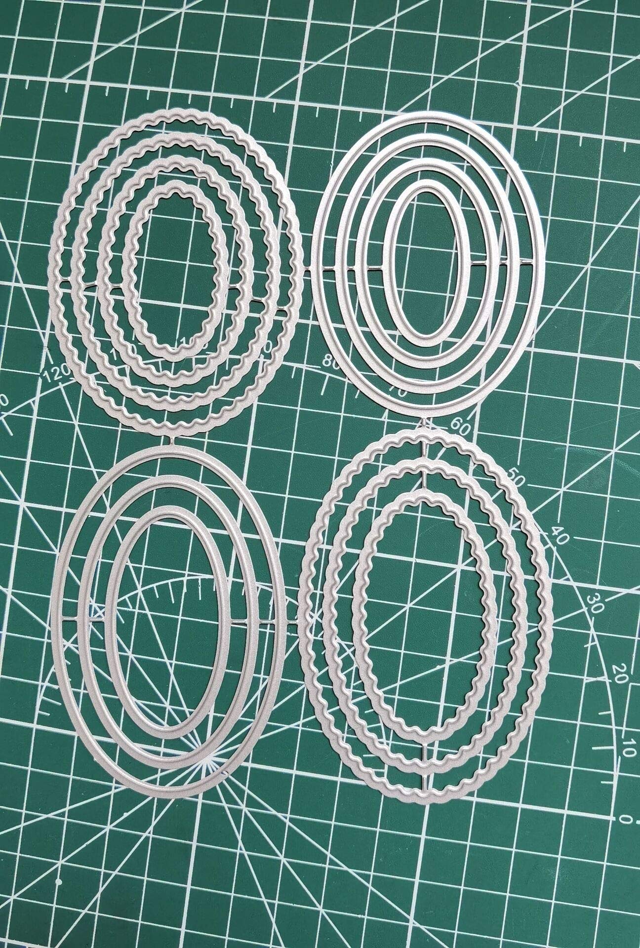 Matrices De Découpe Ovales En Métal Pour Cadre Photo
