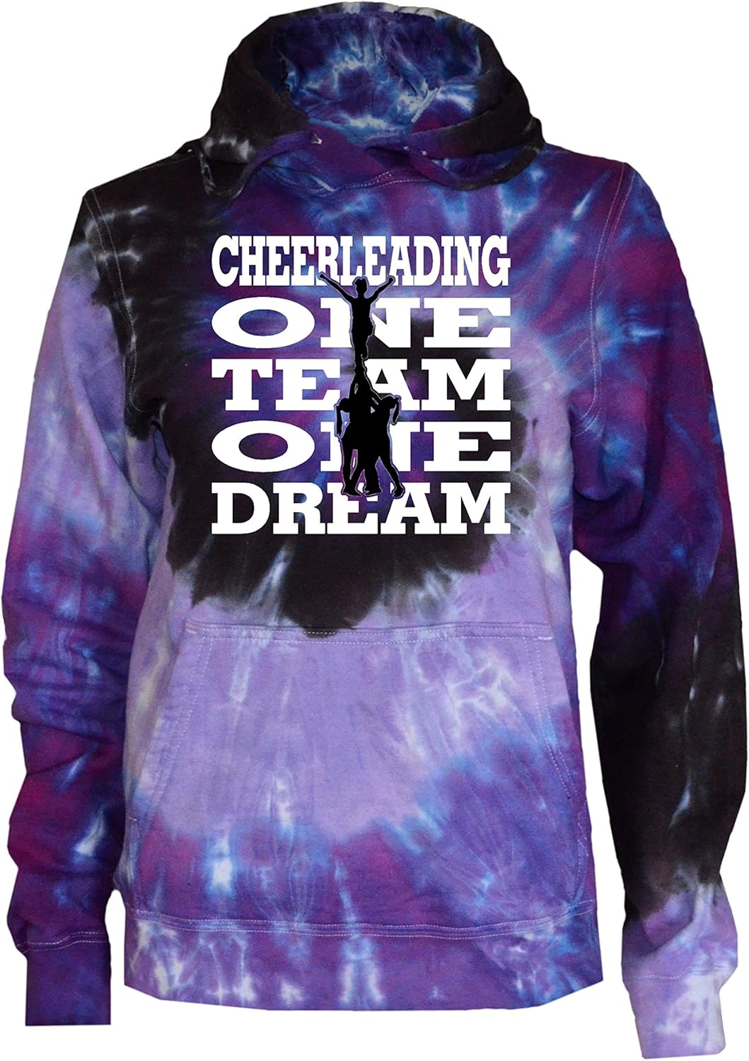 JANT girl Cheerleading One Team One Dream White Text Logo