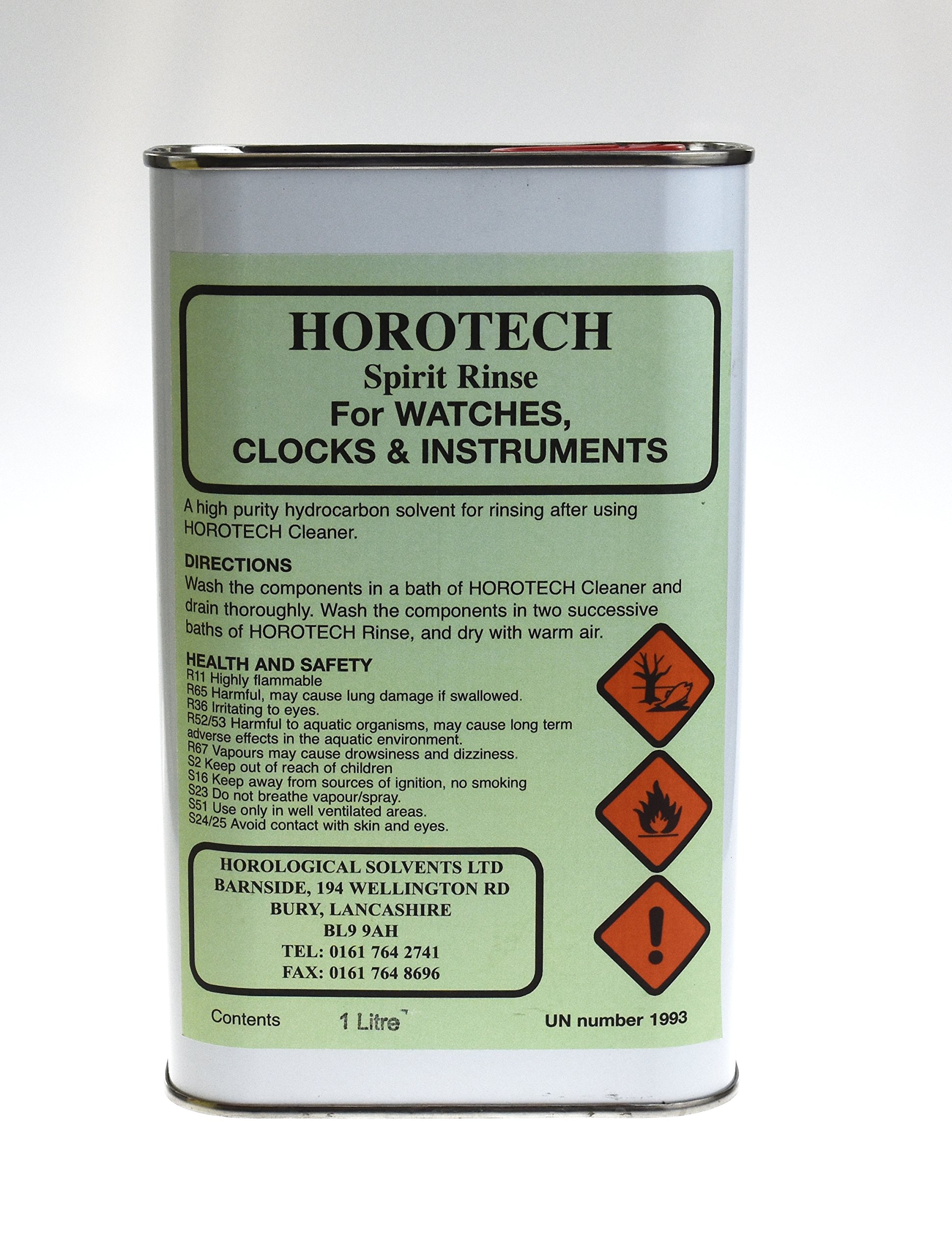 Harts Horotech Spirit Based Watch, Clock And Instrument Rinse Fluid 1Lt (Rinse)