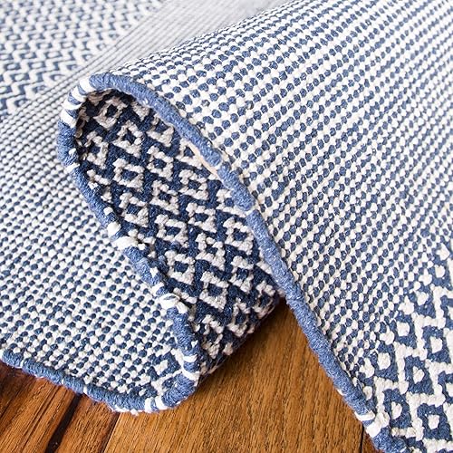 Vista 16 de Safavieh., Algodón, Marfil/Gris Acero