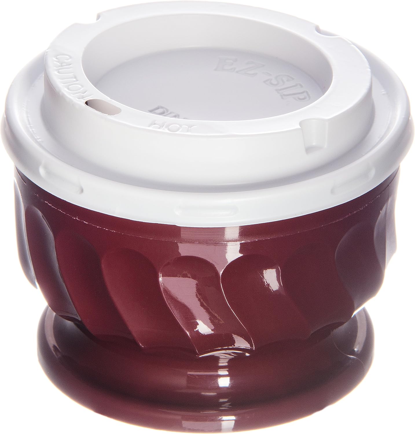 Dinex DX30008775 Polystyrene EZ-Sip Disposable Lid, 3-1/2" Diameter, For Turnbury 8oz Insulated Mug and 5oz Insulated Bowl (Case of 1000)