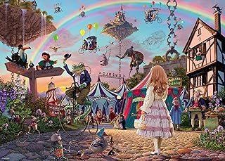 Ravensburger Look & Find: Enchanted Circus 1000 Piece Jigsaw Puzzle for Adults - 17482 - Every Piece is Unique, Softclick Technology Means Pieces Fit Together Perfectly