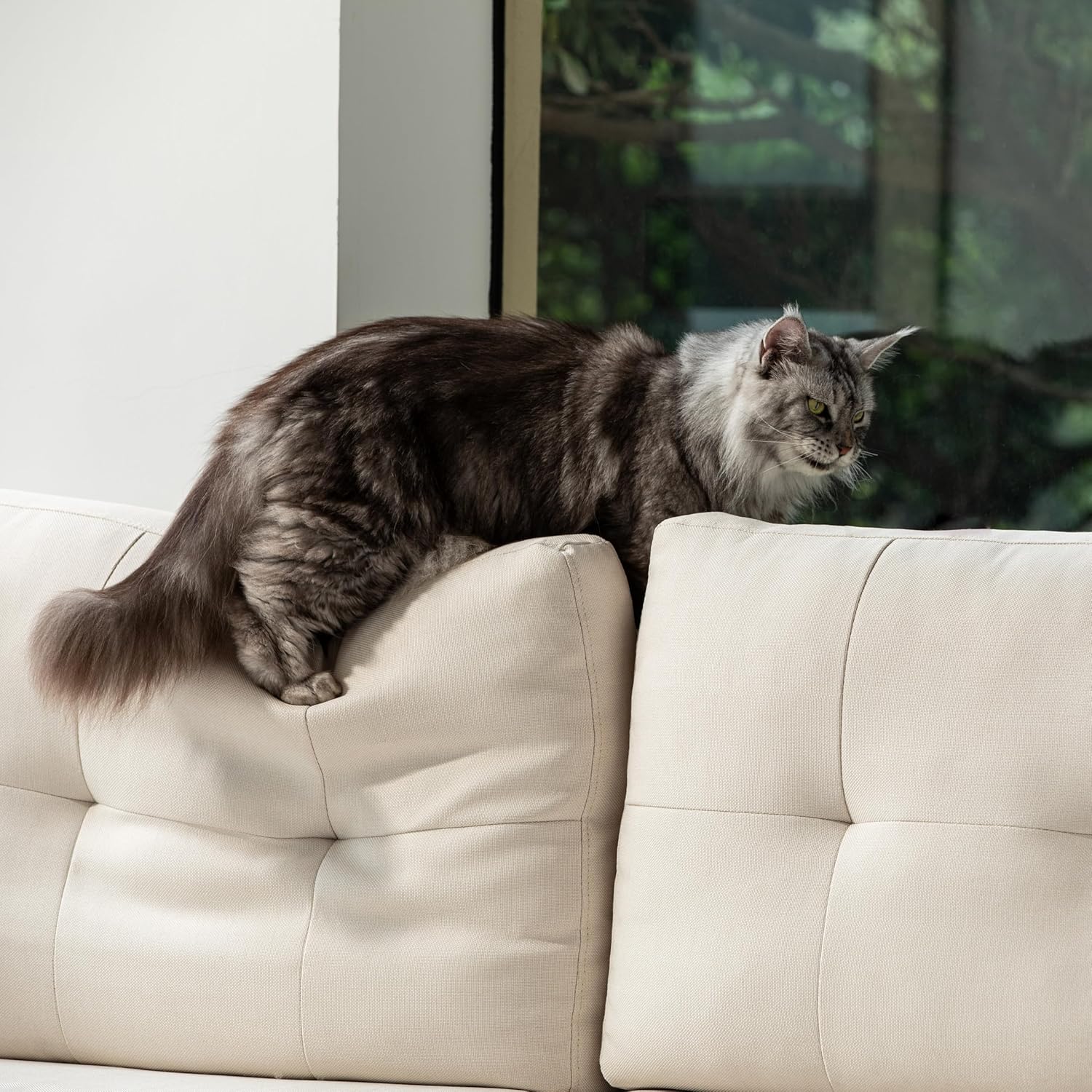 Various modular configurations possible with the LINSY HOME Rubik III sofa.