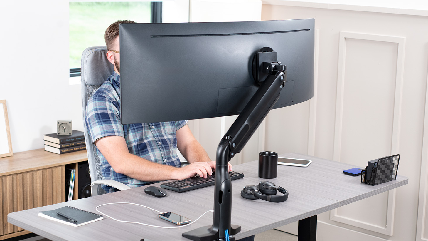 Amazon.com: VIVO Aluminum Ultrawide Monitor Stand, Classic + USB