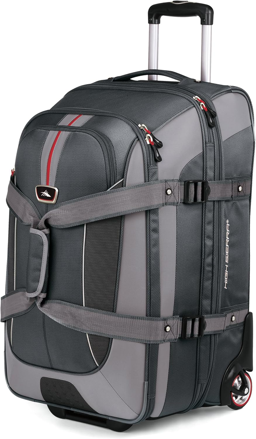 High Sierra AT6 26" Drop Bottom Wheeled Duffel Luggage