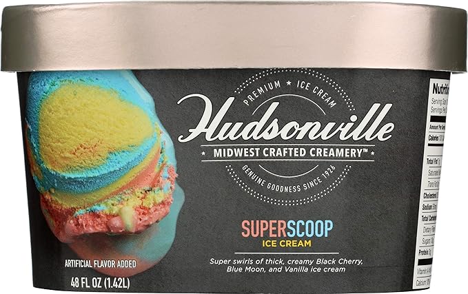 Amazon Com Hudsonville Ice Cream Superscoop 48 Fl Oz Pack Of 4 Grocery Gourmet Food