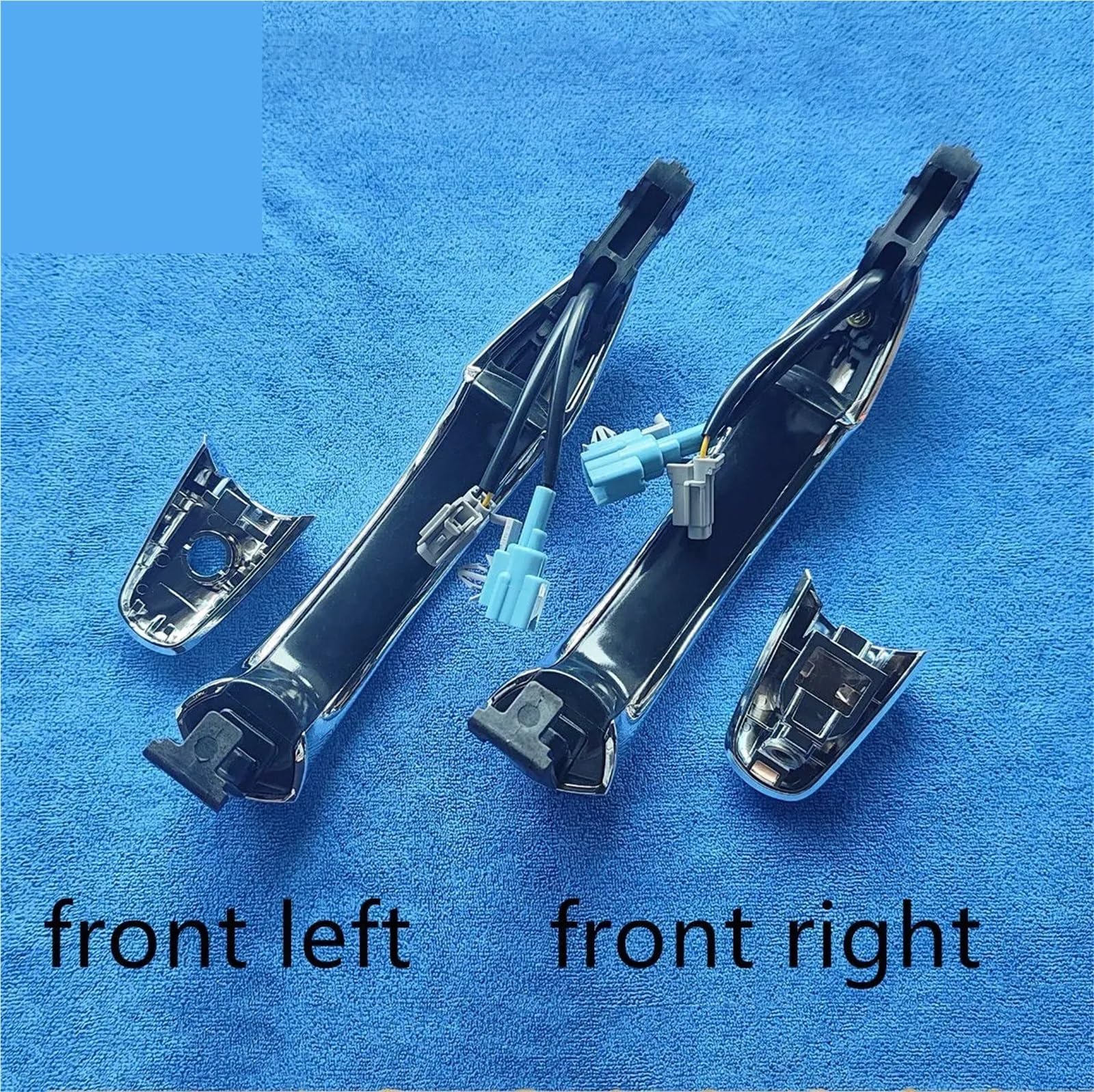 Zewnętrzna klamka do drzwi samochodowych pasująca do modeli Infiniti FX30 FX35 FX37 2009-2013 QX50, QX60, QX80, EX35, QX70, 80640-3JA0B, 80640-1BA0A(Front Right)