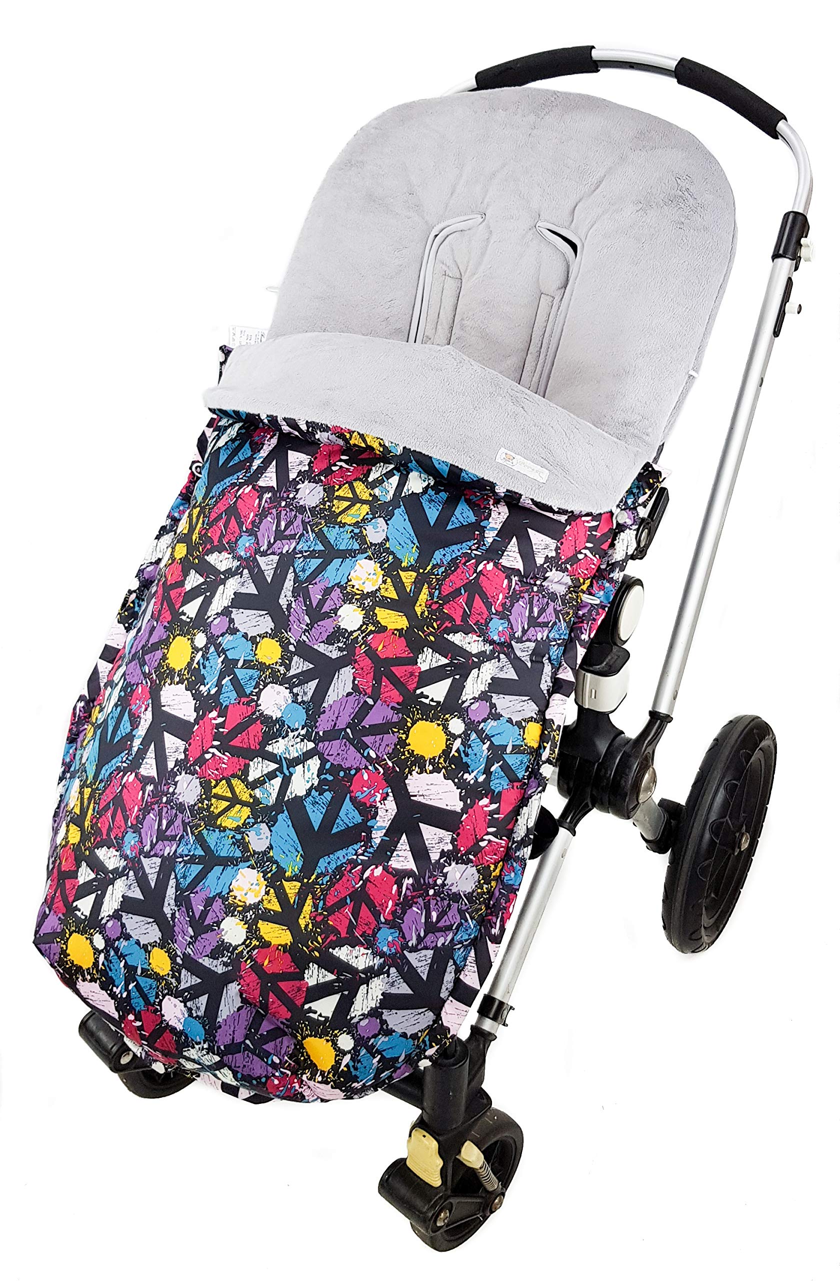 Set sac housse universel pour poussette+Sac à langer et organiseur grand. C'est disponible en plusieurs modèles et couleurs (Revel POLAIRE)